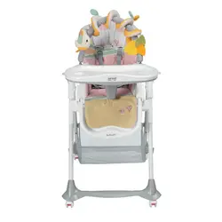 صندلی غذاخوری کودک پلی جیم دار Brevi مدل B.FUN سگ