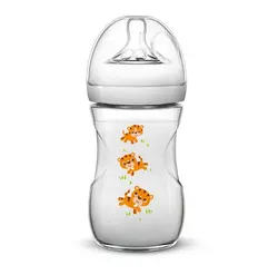 شیشه شیر نچرال 260میل طرح بچه شیر اونت AVENT