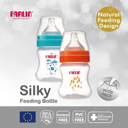 شیشه شیر ضد نفخ فارلین مدل Silky میلی لیتر 150