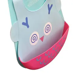 پیشبند سیلیکونی کاسه دار آبی بیبی جم BabyJem