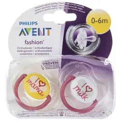 پستانک ارتودنسی دو عددی نوزادی اونت AVENT