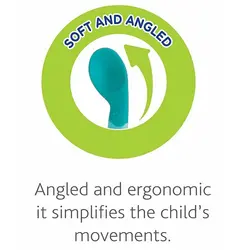 قاشق کودک سر کج و نرم چیکو Chicco