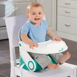 صندلی غذاخوری پرتابل آبی کودک سامر