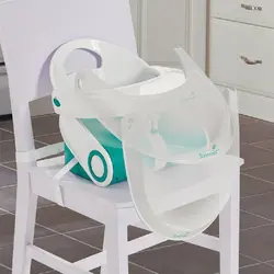 صندلی غذاخوری پرتابل آبی کودک سامر