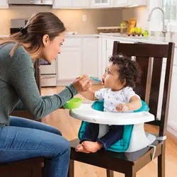 صندلی پرتابل غذاخوری آبی 4 کاره سامر