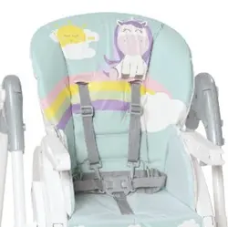 صندلی غذاخوری کودک آبی یونیکورن Brevi مدل CONVIVIO