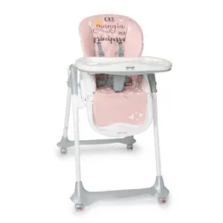 صندلی غذاخوری کودک صورتی ستاره Brevi مدل CONVIVIO