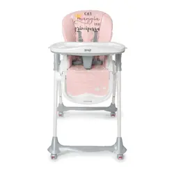 صندلی غذاخوری کودک صورتی ستاره Brevi مدل CONVIVIO