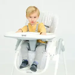 صندلی غذاخوری کودک صورتی ستاره Brevi مدل CONVIVIO