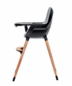 صندلی غدای مشکی کیندرکرافت مدل FINI