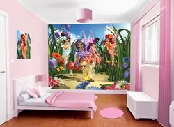 پوستر دیواری اتاق کودک فرشته های مهربان (تینکربل) وال تستیک WALLSTIC