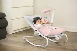 گهواره صورتی کیندرکرافت مدل FELIO 3&1