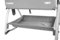 تخت کنار مادر آنیمو مدل NEO طوسی