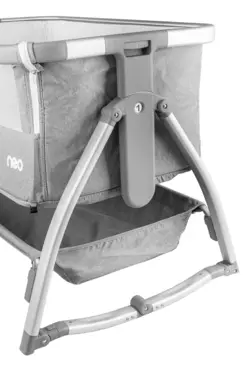 تخت کنار مادر آنیمو مدل NEO طوسی