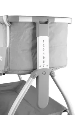 تخت کنار مادر آنیمو مدل NEO طوسی