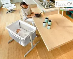 تخت کنار مادر Brevi مدل NANNA OH