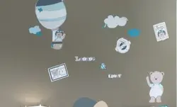 استیکر اتاق کودک و برچسب ساتون SAUTHON مدل LAZARE