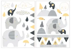 استیکر اتاق کودک و برچسب ساتون SAUTHON مدل BABYFAN