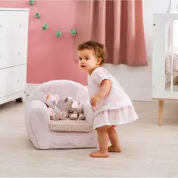 مبل کودک صورتی پولیشی ناتو NATTOU