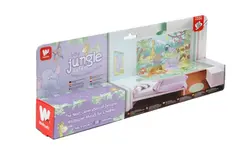 پوستر دیواری اتاق کودک سفر در جنگل با حیوانات مهربان وال تستیک WALLTASTIC