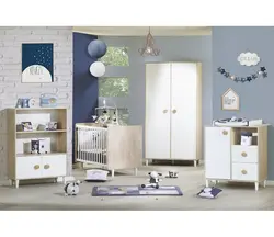 سرویس تخت و کمد و دراور ساتون SAUTHON مدل NILS