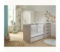 سرویس تخت و کمد و دراور ساتون SAUTHON مدل LOFT