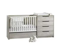 سرویس تخت و کمد و دراور ساتون SAUTHON مدل LOFT