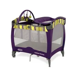 تخت و پارک بازی بنفش گراکو GRACO مدل Contour