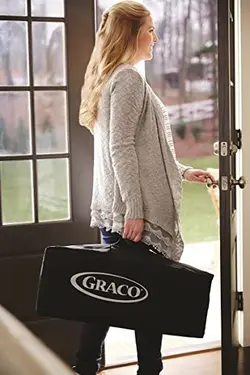 تخت و پارک بازی مشکی گراکو GRACO مدل Nimble Nook