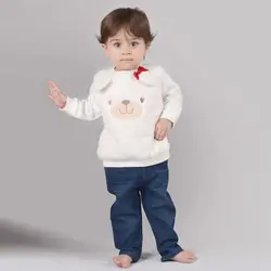 بلوز و شلوار جین زمستانی کودک ایندیگو