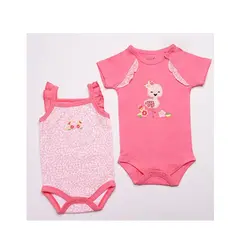 ست بیمارستانی نوزاد صورتی طرح فلامینگو 13 تکه نیلی