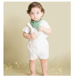 رامپر کودک کاکتوس با دستمال گردن ایندیگو