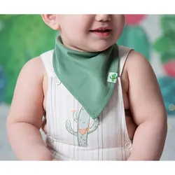 رامپر کودک کاکتوس با دستمال گردن ایندیگو