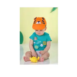 تیشرت و شلوارک و کلاه کودک ایندیگو