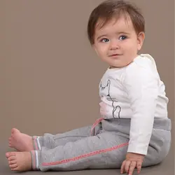 سوییشرت و بلوز و شلوار طوسی طرح گربه ایندیگو