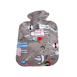 کیسه آب گرم سیلیکونی کوچک قهوه ای