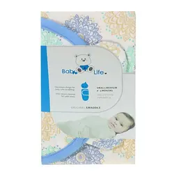 قنداق نوزاد طرح گل بیبی فور لایف BABY4LIFE