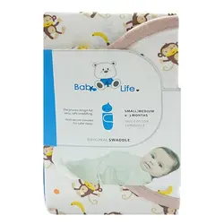 قنداق نوزاد طرح میمون بیبی فور لایف BABY4LIFE