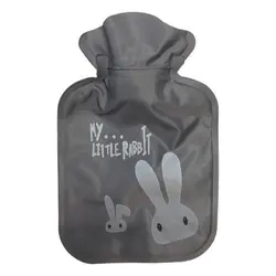 کیسه آب گرم سیلیکونی کوچک طوسی