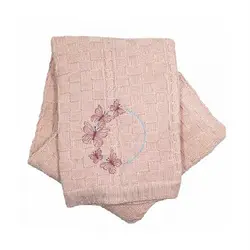 پتو نوزادی بافت بیبی فور لایف Baby4Life طرح پروانه