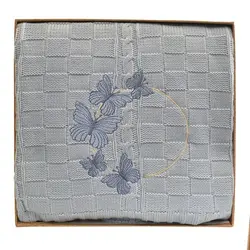 پتو نوزادی بافت بیبی فور لایف Baby4Life طرح پروانه