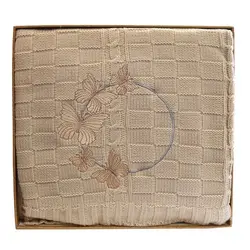 پتو نوزادی بافت بیبی فور لایف Baby4Life طرح پروانه