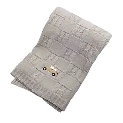 پتو نوزادی بافت بیبی فور لایف Baby4Life طرح ماشین