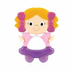 دندانگیر کودک مدل دختر صورتی نابی Nuby