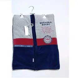 پتو قنداقی اسپانیایی آبی کارامل