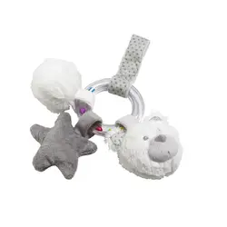 جغجغه عروسکی خرس سفید ساتون مدل CELESTE