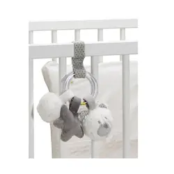 جغجغه عروسکی خرس سفید ساتون مدل CELESTE