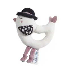 جغجغه عروسکی جوجه سفید ساتون مدل MISS CHIPIE