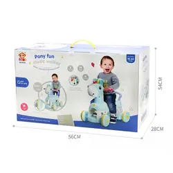 واکر کودک موزیکال مدل اسب بیای biai