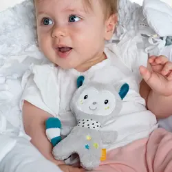 عروسک پولیشی مینی گربه طوسی آبی بیبی فن